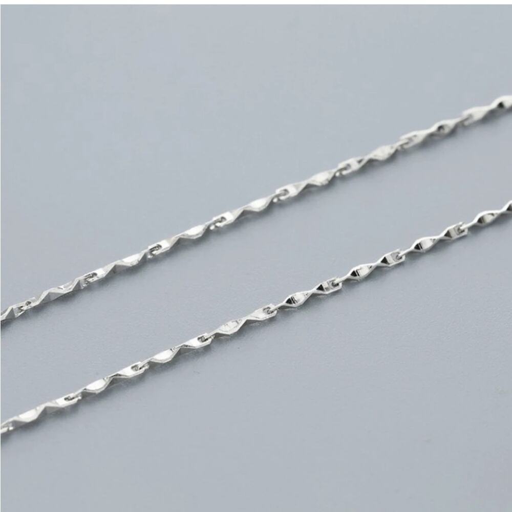 NEW sterling silver 40 cm cadena de plata chain necklace jewelry B21